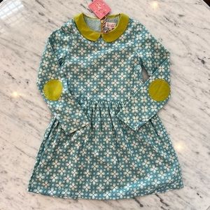 New Girls Room Seven Long Sleeve Geometric Print Dress